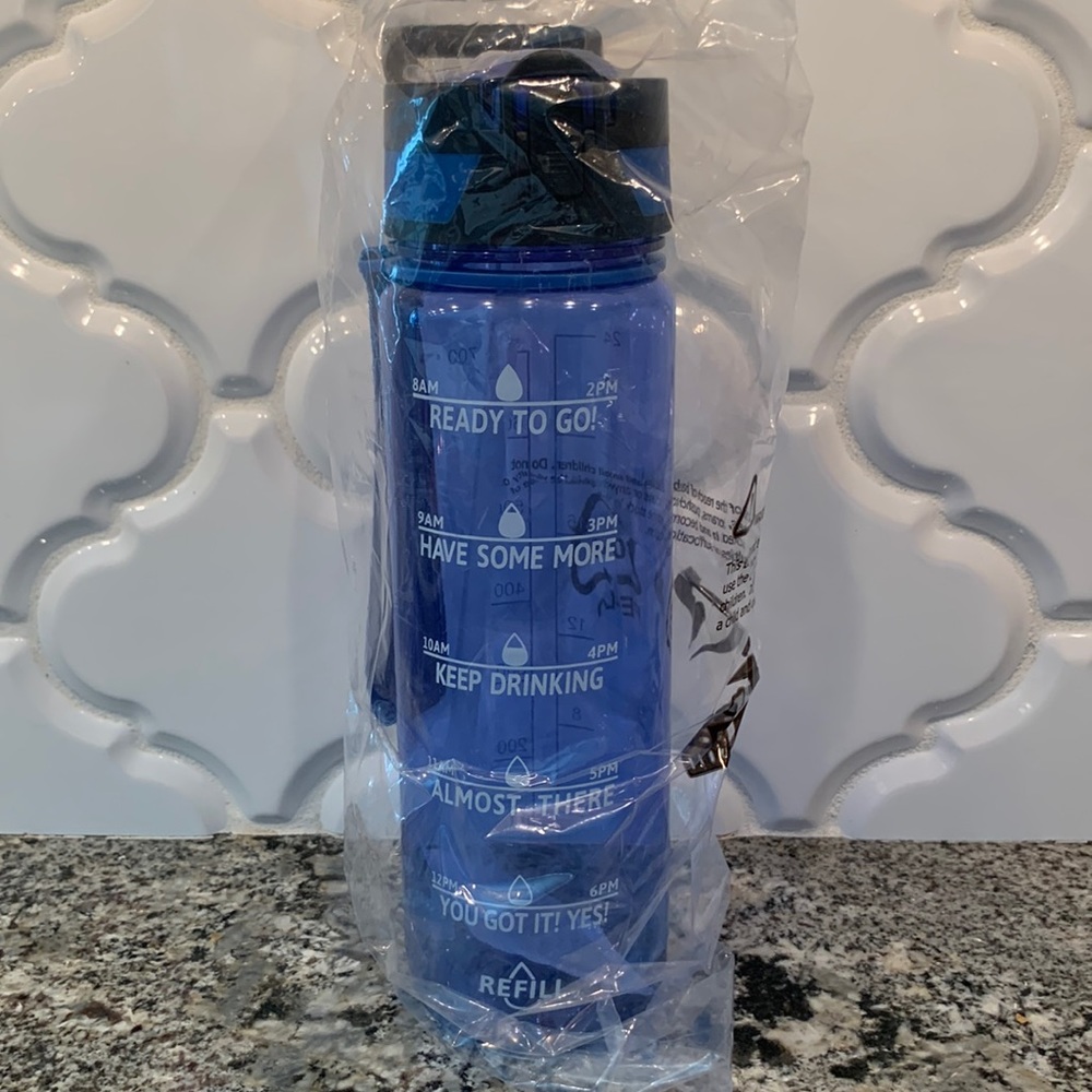 24 oz Motivational Water Bottle